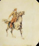 Frederic Remington The cowboy France oil painting artist